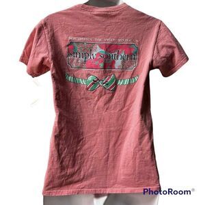 Simply Southern Pink‎ small t-shirt small women tshirt shirt BAO-C